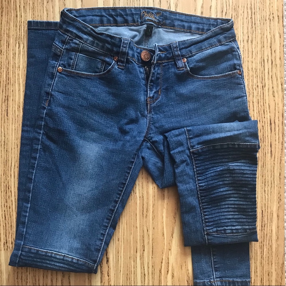❄️ Blue jeans w/bandage wrap detail size 1